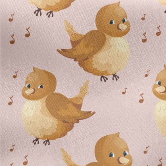 Singing Sparrow Jersey Backed Fleece