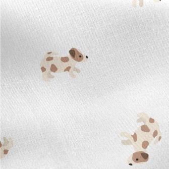 Jack Russell Terrier Baby Vers Jersey Backed Fleece