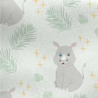 Shiny Rhino Baby Jersey Backed Fleece