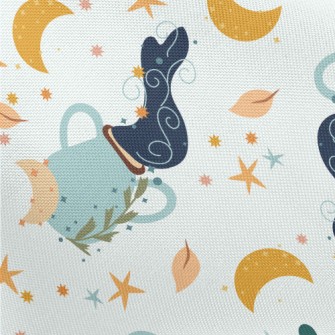 Colorful Abstract Aquarius Pongee