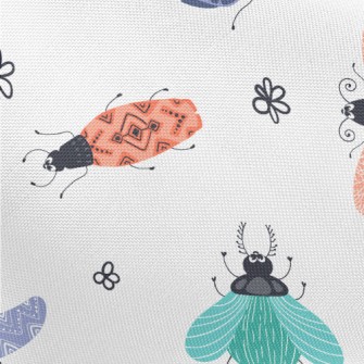 Colorful Playful Beetle Pongee