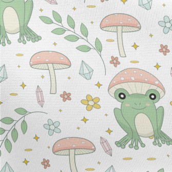 Pastoral Mushroom Frog Pongee