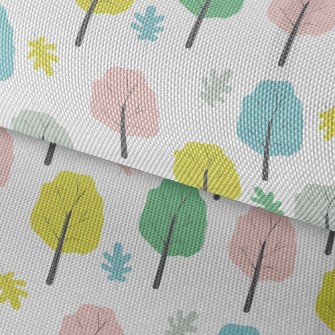 Colorful Trees With Fallen Lea Waterproof Oxford