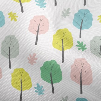 Colorful Trees With Fallen Lea Dobby