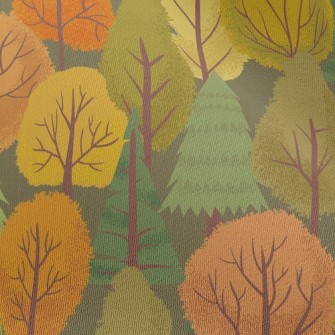 Autumn Woods Chiffon