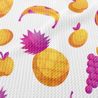 Spotted Pineapple Grapes Birdseye Piqué