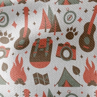 Camping Campfire Guitar Waterproof Canvas
