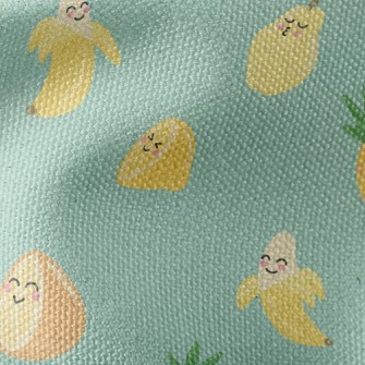 Funny Expression Juicy Fruit Waterproof Canvas