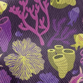 Fish And Coral Reef Standard Corduroy