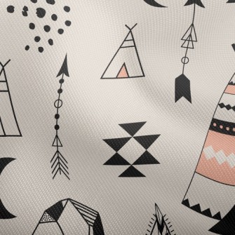 Indian Tribal Tent Dobby