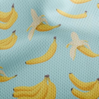 Multiple Bunches Of Bananas Athletic Mesh Flat Back