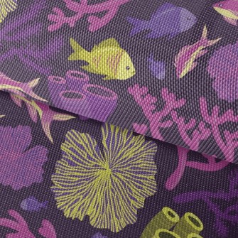 Fish And Coral Reef Waterproof Oxford