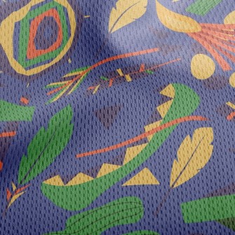 Native American Culture Athletic Mesh Flat Back