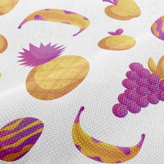 Spotted Pineapple Grapes Performance Linen