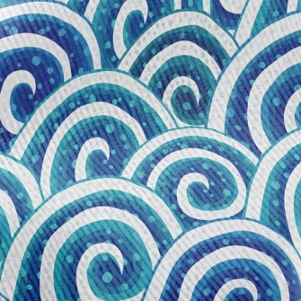 Swirling Waves Standard Corduroy