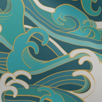 Fickle Waves Chiffon