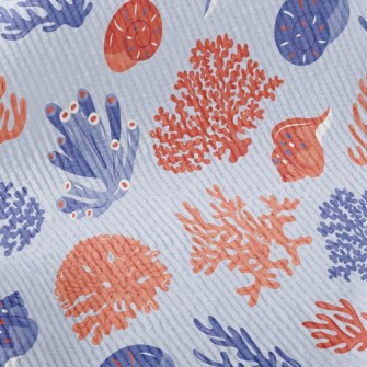 Small Shell Coral Standard Corduroy