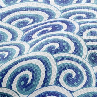 Swirling Waves Performance Linen