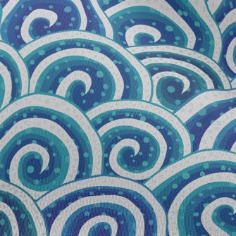 Swirling Waves Chiffon