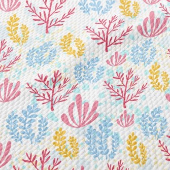 Cute Rocking Coral Birdseye Piqué