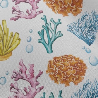 Coral And Bubbles Chiffon