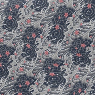 Sakura Waves Twill