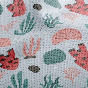 Chubby Coral Athletic Mesh Flat Back