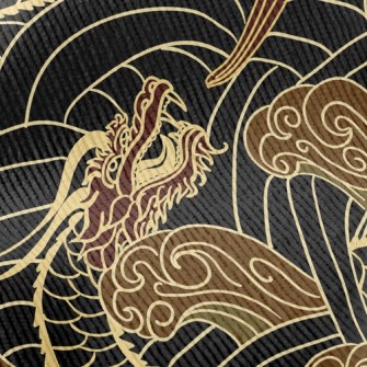 Dragon In Water Standard Corduroy