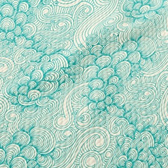 Weird Waves Birdseye Piqué