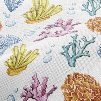 Coral And Bubbles Performance Linen