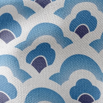 Chinese Style Waves Waterproof Canvas