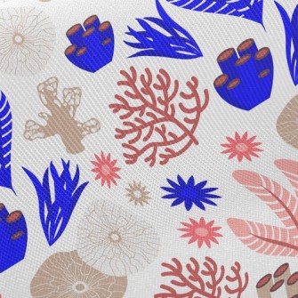 Lively Seaweed Creatures Twill