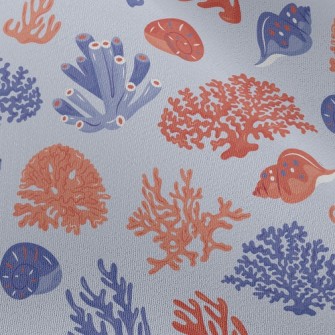 Small Shell Coral Chiffon
