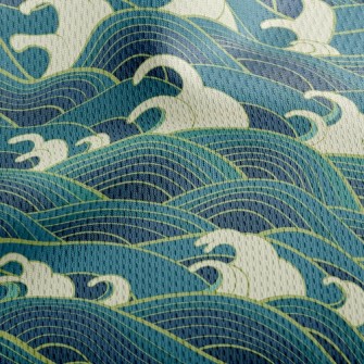 The Waves Are Rolling Athletic Mesh Flat Back