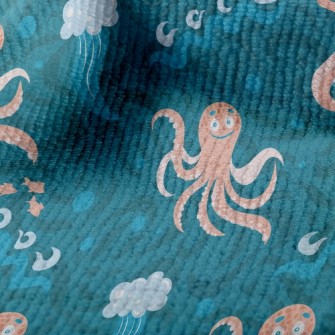 Octopus And Seahorse Terry