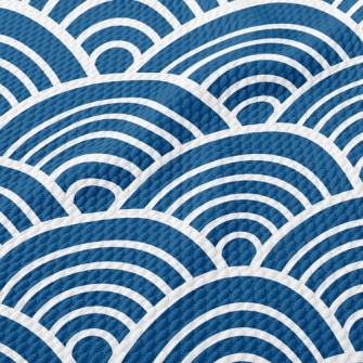 Lines Waves Birdseye Piqué