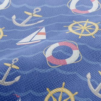 Sailboat Steering Wheel Performance Linen