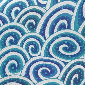 Swirling Waves Twill