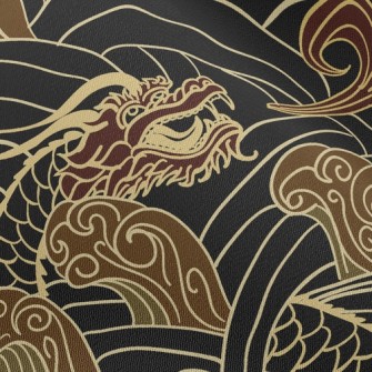 Dragon In Water Chiffon