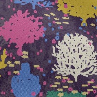 Small Fish And Coral Chiffon