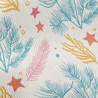 Colorful Starfish Seaweed Standard Corduroy