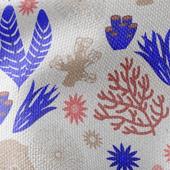 Lively Seaweed Creatures Waterproof Canvas