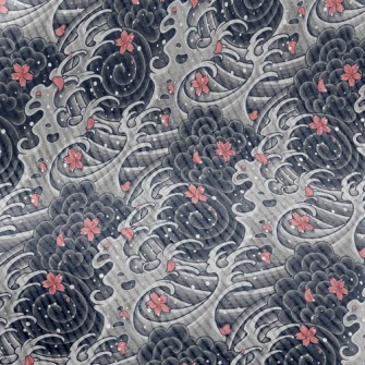 Sakura Waves Standard Corduroy