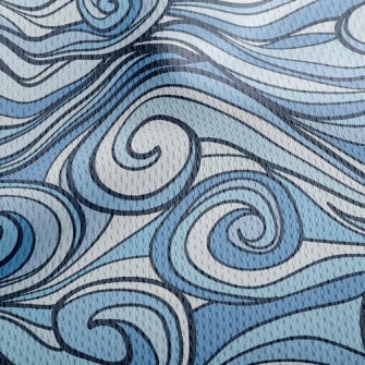 Big Waves Athletic Mesh Flat Back