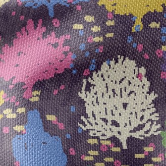 Small Fish And Coral Waterproof Canvas