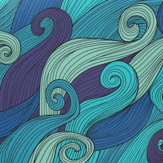 Classic Waves With Lines Twill