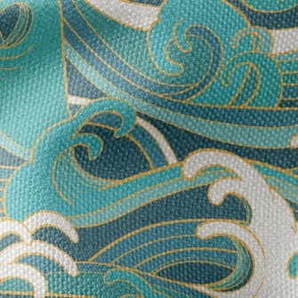 Fickle Waves Waterproof Canvas