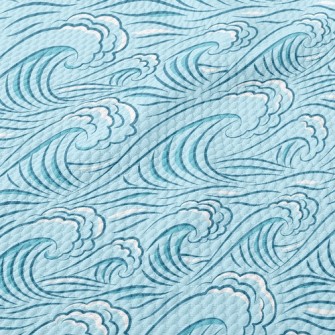 Big Waves Birdseye Piqué