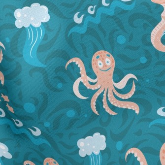 Octopus And Seahorse Stretch Ponte