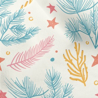 Colorful Starfish Seaweed Micro Fleece